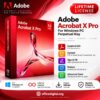 Adobe Acrobat X Pro For 1 Windows PC Perpetual Key